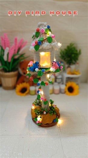 Diy bird house #diy #craft #handmade #homedecor #art #clay #craftyhome