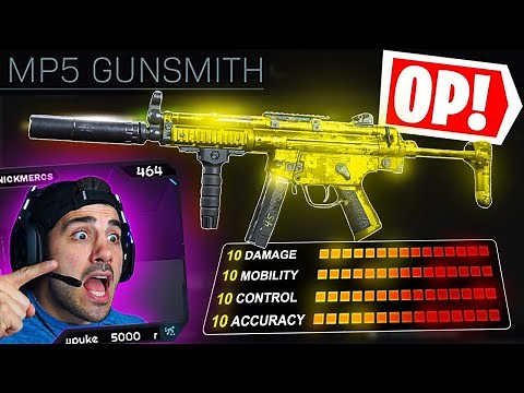 the OVERPOWERED MP5 CLASS SETUP in WARZONE! 😍 (Modern Warfare Warzone)