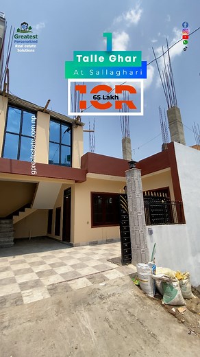 Property Code: 683 🔖 House On Sale At Sallaghari / Bhaktapur. ✓Price : 1.65 Crore ✓Total area: 3 anna 1 paisa ✓Road : 14 Feet. Contact : ☎️ 9860342444 ☎️ 9851353969 | 🤝घरकिन्दा सम्झिनु ल | _____________________________________________ 💡 Gprealestate absolute solution for you | _____________________________________________ - Best Real Estate Company in Nepal | - Get loan. Easy terms. Fast approval | - Experts help for buying and selling Consultant | 🌸 Further information G.p.Real Estate Pvt.L