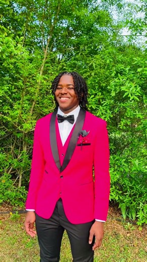 My Handsomes Senior Prom🥹🩷🔥 #firstlove #onlyson #seniorprom