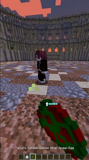 تانجيرو شيطان ضد جوجو ساتورو..!!!🔥🤯 | Anime Fight Sences Minecraft