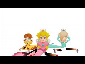 mmd peach daisy rosalina clock dance