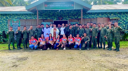 FROM 87th INFANTRY "HINIRANG" BATTALION VIVA PIT SENYOR!🥰 | Holy Infant Parish San Jose de Buan