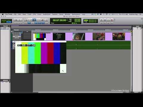 Pro Tools video sync demo