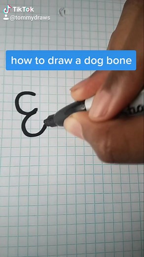 Easy Dog Bone Drawing Tutorial for Beginners