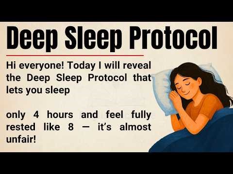 Deep Sleep Protocol: Sleep 4 Hours, Feel Like 8 🔥💤 | Boost Energy & Focus ✅