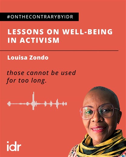 How can movements continue to push for justice without burning out the very individuals who carry them forward? This #HumanRightsDay, we’re reminded that the struggle for dignity, justice, and equality is urgent, but so is the need to protect the well-being of those who lead it. In this episode of #OnTheContrary by IDR, social justice activists and leaders Kumi Naidoo and Louisa Zondo discuss why care and well-being are essential to building movements that last. Tune in to learn why healing and 
