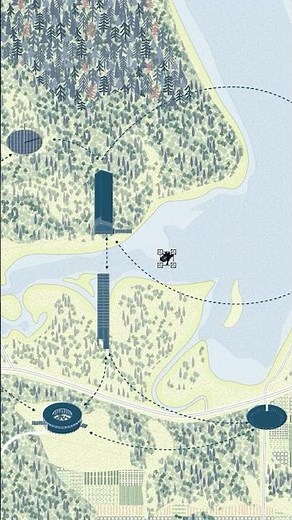 You Can Make This Master Plan Illustration Using Only Google Earth and Illustrator! #shorts