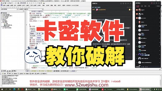 【小迪老师逆向安全直播切片】网络验证卡密软件破解：如何制作暴力破解特征码 + 花指令还原【游戏安全，软件安全，网络安全，CTF比赛基础】