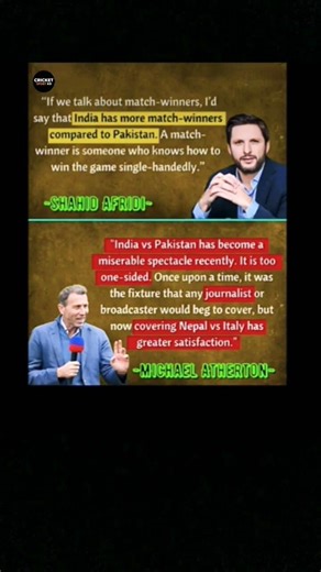 India-Pakistan rivalry under the spotlight again#indvspak