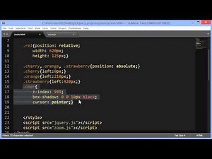 Simple JQuery Zoom/ Gallery: no-plugin