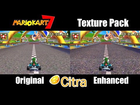 Mario Kart 7 Texture Enhanced Pack | ESRGAN | Citra