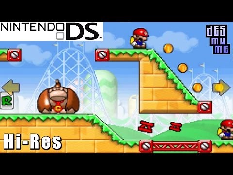 Mario vs. Donkey Kong: Mini-Land Mayhem! - Nintendo DS Gameplay High Resolution (DeSmuME)