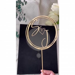 Custom Names Cake Topper, Mr and Mrs Cake Toppers for Wedding, Wedding Cake Topper, Personalized Cake Topper in a Heart Shape - Etsy