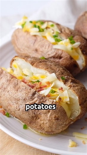 How We Make Air Fryer Baked Potatoes [w/ Crispy Skin] #airfryer #potatorecipe #dinnerideas