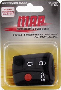 MAP Complete Car Remote - Inc Electronics, Req Programming - 4 Button - KF135