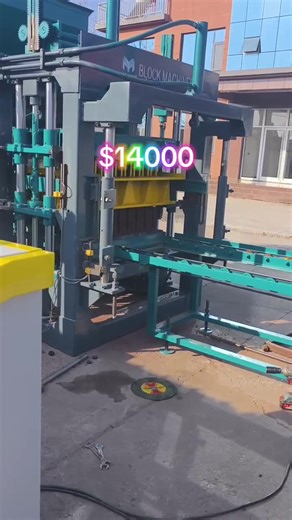 ✅ Fully Automatic System: Minimizes labor costs and maximizes output.#BlockFactory #BuildingMaterials #IndustrialEquipment #QT4-15 #Export