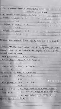 grade 10 physical sciences term 3 notes: Quantitative aspects (stoichiometry)