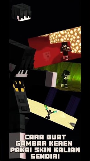 cara buat gambar keren pakai skin Minecraft kalian#minecraft #mojang #tutorial #tutorialminecraft