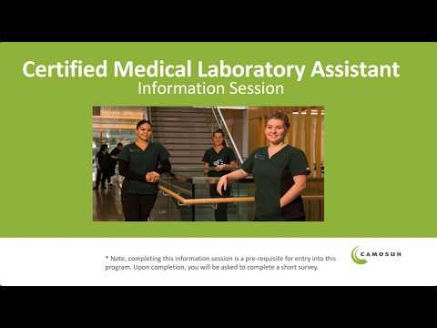 Certified Medical Laboratory Assistant Program Information Session | Camosun College, Victoria BC