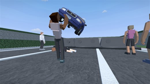 [gorebox]哪辆车可以飞跃Goredoll人墙