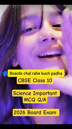 Class 10th Science MCQ important 🔥 Part-3 #osho #exam #cbse #science #mcq #dishaonlineclasses #viral
