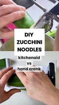 KitchenAid Spiralizer vs Hand Crank Spiralizer – Which Makes Better Zoodles?