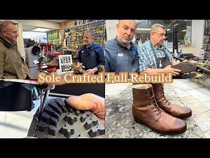 Sentimental Wedding Boots Reborn With Dainite Ranger Soles | Sole Crafted Commando Boot Repair