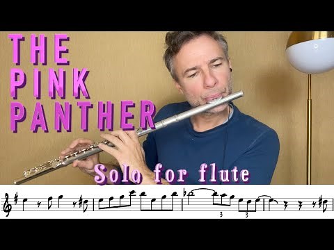 Pink Panther theme- Flute Tutorial