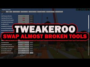 Tweakeroo Swap Almost Broken Tools - Minecraft Mod Tutorial