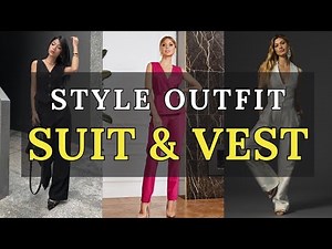 Elegant Suit with Vest for Women | Sophisticated Style Inspiration | 2024 Fashion Trends