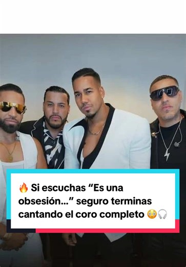 😳 La canción que convirtió la bachata en un fenómeno mundial: Obsesión de Aventura 🔥🎶 #Aventura #Obsesion #Bachata #RomeoSantos #MusicaLatina ⸻