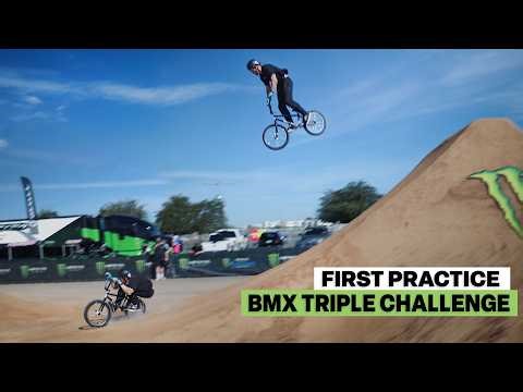 The Battle Begins - First Practice at BMX Triple Challenge - Glendale 2026