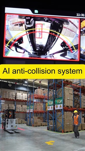 AI anti collision system #ai #forklift Proximity Detection Camera