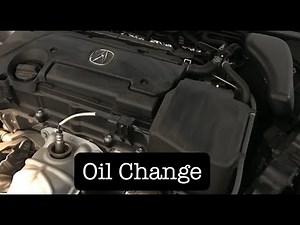 2015 - 2020 Acura TLX 2.4 Oil Change