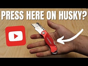 ARE HUSKY KNIVES STILL GOOD? - HUSKY Folding Lock-Back Utility Knife, Red with 10-Blades - Review