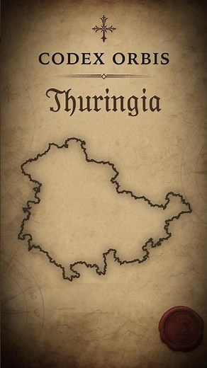 Thuringia / Thüringen – Karte im Codex Orbis – #Thuringia #Thüringen #maps #medieval #cartography