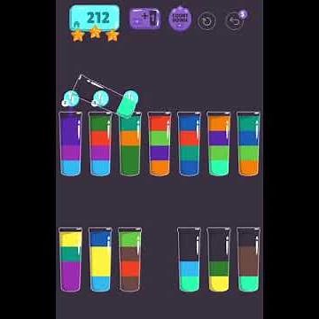 Cups - Water Sort Puzzle Level 212 ⭐️⭐️⭐️