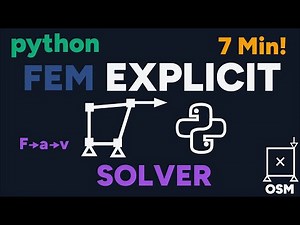 I Built a Finite Element Solver in Python — From Scratch in 7 Minutes