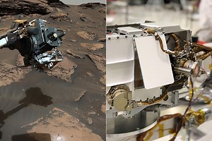 NASA's Perseverance Mars Rover Uses SHERLOC Instrument to Study Rocks in 'Skinner Ridge'