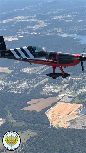 Sharing the sky with a whole lot of awesomeness today at the Rose City Airfest. Greatest Generation Aircraft Adam Baker flying close and tight to our C47, while the Re/Max Skydivers did their thing right before it was our turn. | Liberty Jump Team