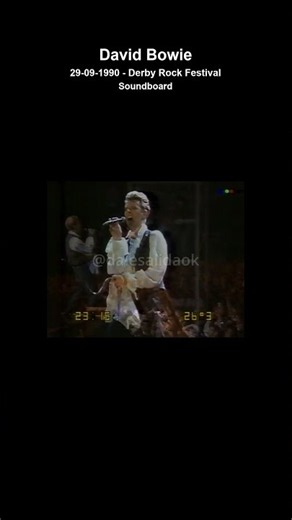 David Bowie - Let's Dance - 29-09-1990 - Derby Rock Festival (TV / Soundboard)