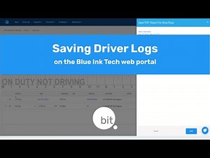 Saving Driver Logs