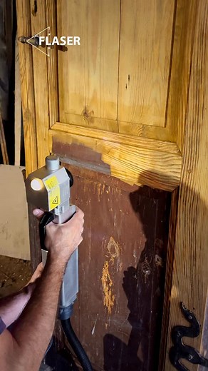 MANUFACTURER OF CLEANING LASERS | With HULK 300, removing oil paint from wood is possible even in narrow grooves and fine carvings. No chemicals or excessive heat are used,... | Instagram