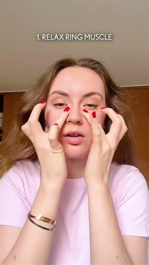 Morning Massage For Puffy Eyes #facemassage