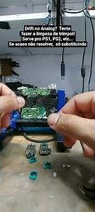 Analog stick drift? Try cleaning the trimpot! Works for PS1, PS2, etc...