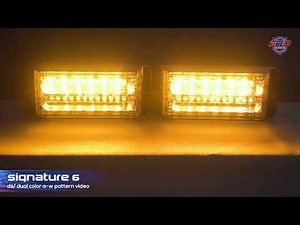 Signature 6 DS Surface Mount LED Strobe Light Pattern Video