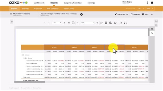 Help Video - Dynamic Template Repeating Multi-Period