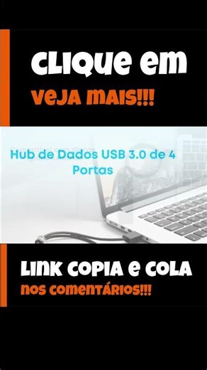 Hub USB 3 0 Anker 4 Portas #shorts #informatica