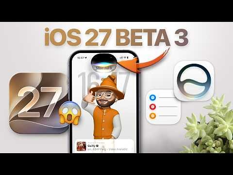 It's Here! 😱 iOS 27 Beta 3: Liquid Glass Changes, New Icons, and MORE!